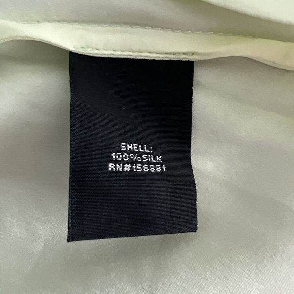 Maree Pour TOI Womens Double V Neck Silk Tank Light Green Size 18 - Picture 7 of 8